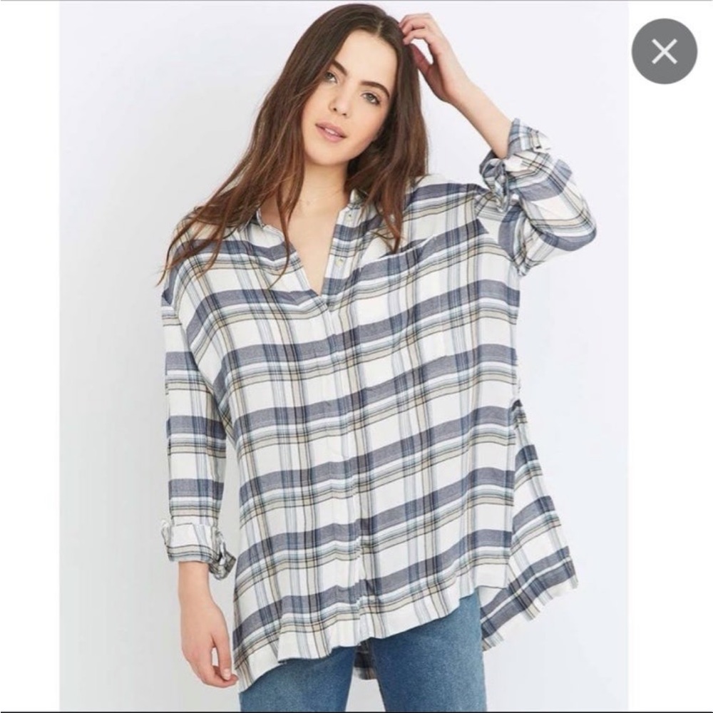 Plaid Urban Outfitters BDG Logan Button-Down Shirt  flannel